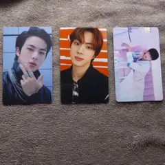 公式BTS Jin トレーディングカード 3枚セット