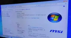 裕②★MSI★U160DX★カメラ、WiFi他★質問NG★完全ジャンク★返品不可