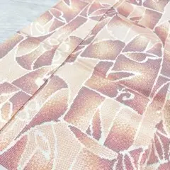 あ*ん様 大島紬 単衣仕立て 華やかな絣柄 着物 正絹 広衿 RK-6526