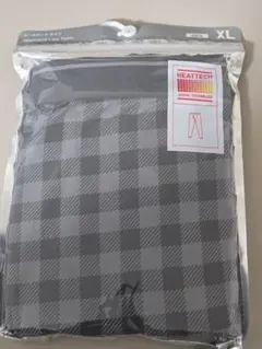 ユニクロ ヒートテックタイツ XL ブラック 　レギンス　スパッツ　チェック