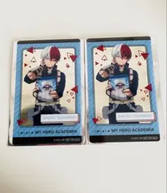 ヒロアカ 轟焦凍 ナムコ namco 特典 クリアカード 2枚