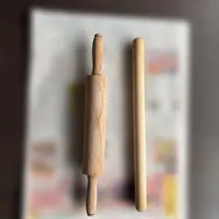 木製めん棒 2本セットのサムネイル