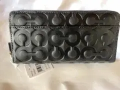 [新品未使用]COACH 財布 F60735 カラー：ブラック