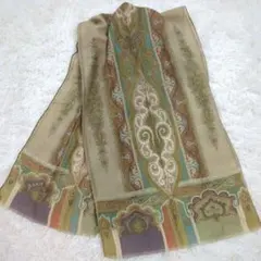 ETRO　エトロ　ストール　スカーフ　ペイズリー　フリンジ