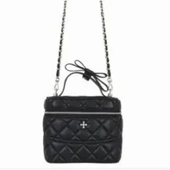 ANDWANG JewelRibbonVanityBag バニティバッグ 黒 - メルカリ
