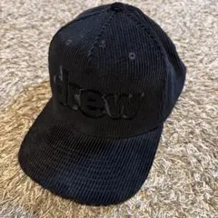【購入時レシート付】drew house コーデュロイキャップ　ブラックのサムネイル