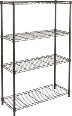 4段スチールラック 棚 メタルラック キッチンラック 耐荷重635kg