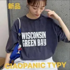 CIAOPANIC TYP 【UNISEX】 アシッドウォッシュ加工　ロゴTEEのサムネイル