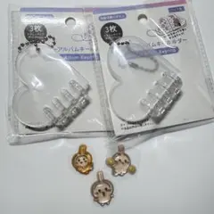 バインダーアルバムキーホルダー ハート ボンボンドロップシール