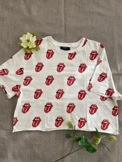 Bershka⭐︎ベルシュカ　半袖Tシャツ　ローリングストーンズコラボ　Ｍサイズのサムネイル