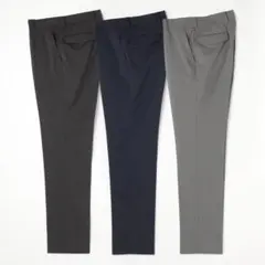 ORIHICA スラックス 3本セット　洗える　ノンアイロン　千鳥　88-69のサムネイル