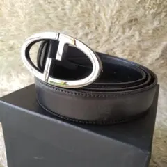 GUCCI グッチ ベルト Gロゴ デカロゴ ブラック シルバー金具