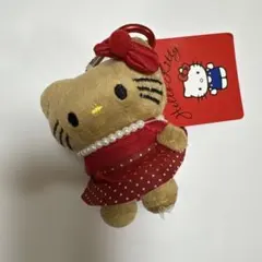 韓国限定　誰ともかぶらないよ　Hello Kitty ぬいぐるみ　キーホルダーのサムネイル