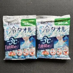 Biore ビオレ 冷タオル 46cm 5包入り 2セットのサムネイル