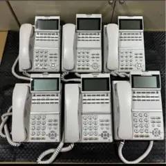 NEC Series ITZ-12D-2D(WH) ビジネスフォン　6台セットのサムネイル