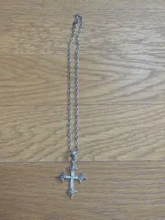 シルバー クロスデザイン ネックレス