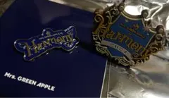 Mrs. GREEN APPLE ピンズ& ライトスティックリング 青 セット