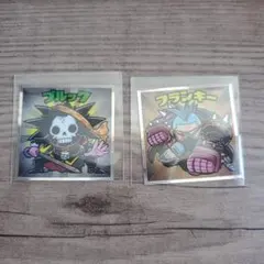 ワンピース　ワンピースマンRED シール ブルック フランキー