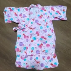 甚平 ピンク系 110サイズ