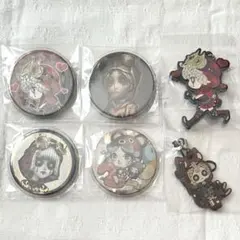 第五人格 機械技師 缶バッジ ストラップ6点セット