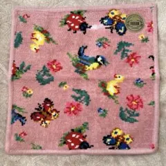 【新品未使用】FEILER タオルハンカチ　ハイジ柄　ピンク