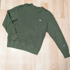 Champion オリーブ 長袖トレーナー スウェット Mサイズ