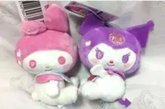 モンチッチ×マイメロディ コラボ おすわりぎゅっとマスコット 　マイメロ　クロミ