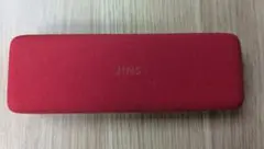 JINS メガネケース 赤色