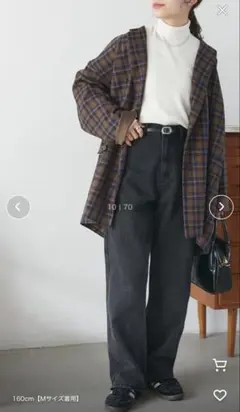 ディスコート USコットンデニムストレートパンツ Sサイズ ブラック