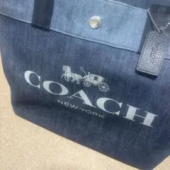 COACH デニム トートバッグ