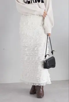 フリルIラインスカート　niceclaup