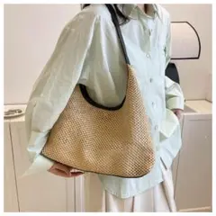夏物SALE中！かごバッグ トートバッグ 肩掛けバッグ メッシュ バッグ