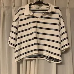 ショート丈⭐︎半袖シャツ⭐︎フリーサイズ