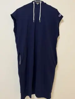 Champion フード付きネイビーワンピース