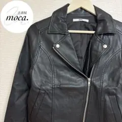 【ライダースジャケット】GRL 古着 レディース ブラック 上品 アウター 春秋
