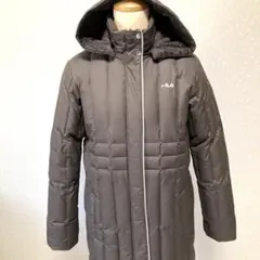 年末特価♡美品♡FILA レディースダウンコート sizeＭ　ダークブラウン