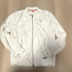 PUMA メンズ ゴルフジャケット ホワイトOサイズ