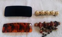 ４個　ヘアアクセサリーまとめ売り