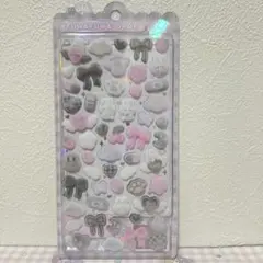 【正規品】ふわふわドロップシール しろくろふわふわ クーリア フロッキー