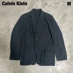 Calvin Klein フェード テーラードジャケット M 薄手　ポリエステル