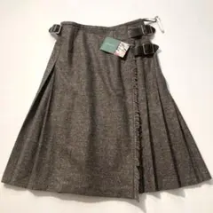 【mii様専用】オニールオブダブリン　ウールツイードラップスカート ブラウン