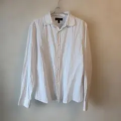 バナナリパブリック BANANA REPUBLIC ホワイトシャツ Lサイズ