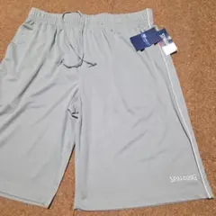 【新品】SPALDING ハーフパンツ グレー タグ付き　ショートパンツのサムネイル