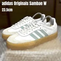 アディダス サンベイ W 23.5cm adidas Sambae 厚底 白 緑
