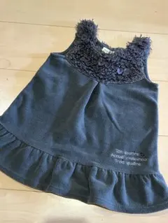 3can4on ダークグレー ワンピース 90 美品