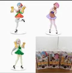 3体セット Reゼロ レム ラム エミリア Oktoberfest フィギュアのサムネイル