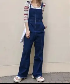 デニムサロペット kastane オーバーオール