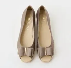 美品✨️ ダイアナ DIANA オープントゥウェッジサンダル リボン 24.5cmのサムネイル