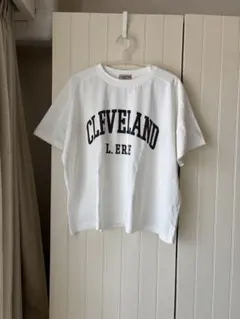【新品】Samansa Mos2 ロゴ Tシャツ ホワイト