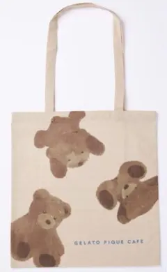 【ジェラートピケ カフェ】ピケベア トートバッグ くま